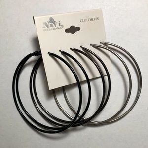 3 Pack Hoop Earrings